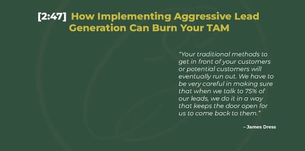 CMOs: Stop Burning Your TAM - Page 7