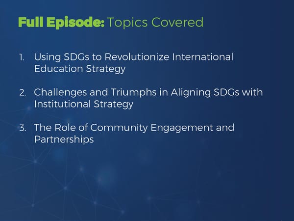 Joanna Regulska and Jolynn Shoemaker - "SIO’s Blind Spot: Using SDGs as a Framework for Internationalization Success" - Page 5