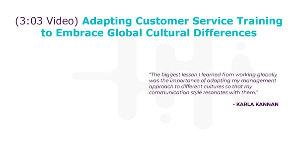 Karla Kannan - "How to Overcome the Challenge of Cultural Differences with Your BPO Partners" - Page 7