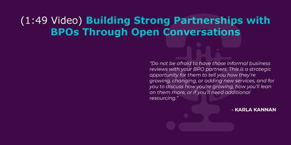 Karla Kannan - "How to Overcome the Challenge of Cultural Differences with Your BPO Partners" - Page 13