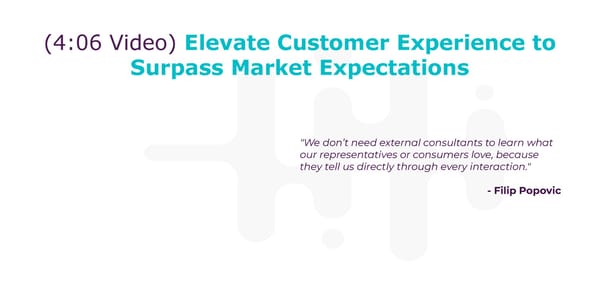 Filip Popovic - "A New Vision and Evolution in Customer Experience" - Page 7