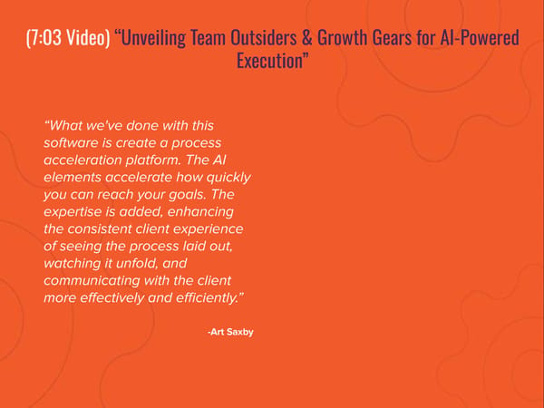 CEO Growth Talks: Art Saxby Podcast "Revolutionizing Growth: Chief Outsiders Unveils Team Outsiders & Growth Gears" - Page 6