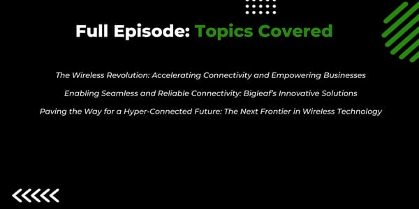 Dave Idle - "Embracing Wireless First: The Future of Network Infrastructure" - Page 5