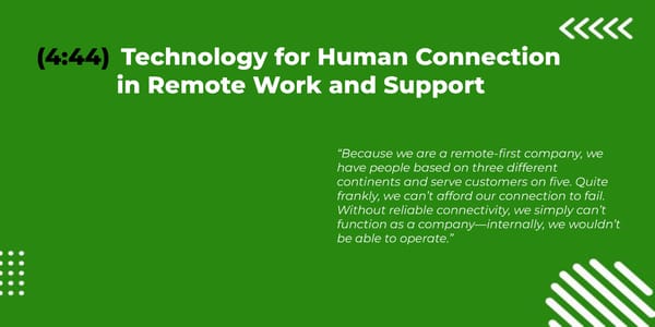 Sampo Parkkinen - "How Connectivity Shapes Remote Work and Customer Experience" - Page 6