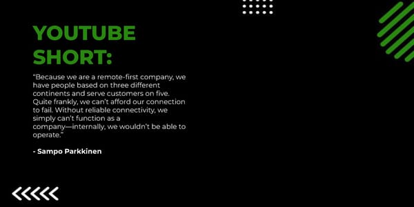 Sampo Parkkinen - "How Connectivity Shapes Remote Work and Customer Experience" - Page 13