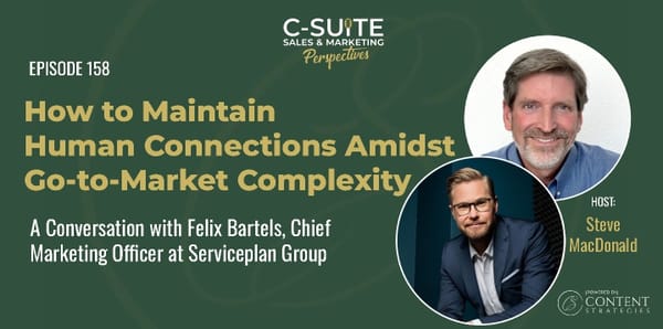 How to Maintain Human Connections Amidst Go-to-Market Complexity - Page 1