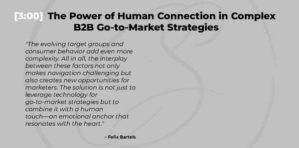 How to Maintain Human Connections Amidst Go-to-Market Complexity - Page 6