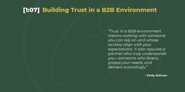 The Pre-Decision Playbook: Building Trust Before B2B Buyers Choose - Page 7