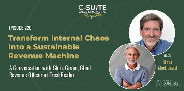 Transform Internal Chaos Into a Sustainable Revenue Machine - Page 1
