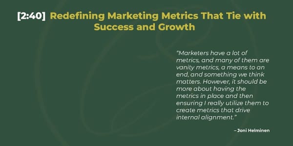 Orchestrating Growth: Mastering the CMO  Balancing Act - Page 11
