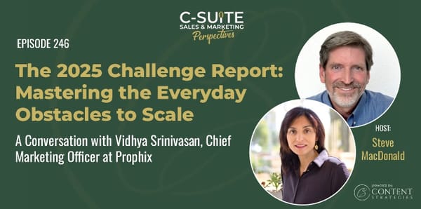 The 2025 Challenge Report: Mastering the Everyday Obstacles to Scale - Page 1