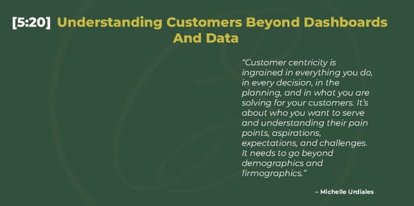 Turning Customer Centricity Into an Operational Strategy - Page 7